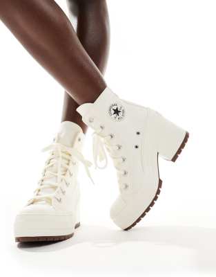 Chuck Taylor 70s Hi Deluxe heeled sneakers in white
