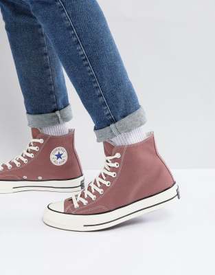 Converse - Chuck Taylor All Star 70 159623C - Sneakers alte di tela rosa |  ASOS