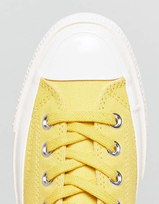 Converses basses outlet jaunes