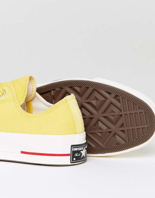 Converse jaune clearance basse