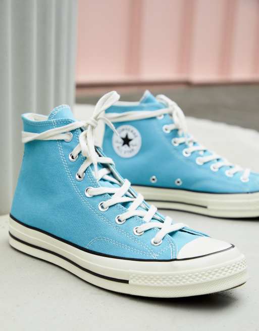 Converse montante bleu ciel new arrivals