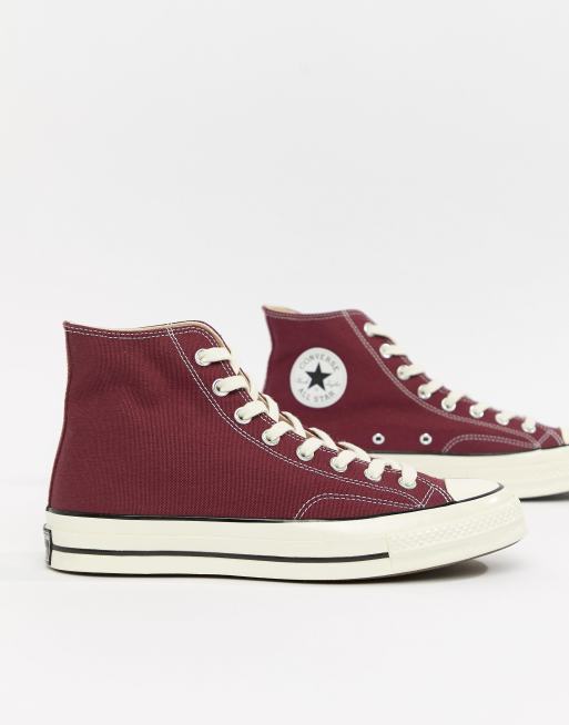 Converse haute bordeaux hot sale