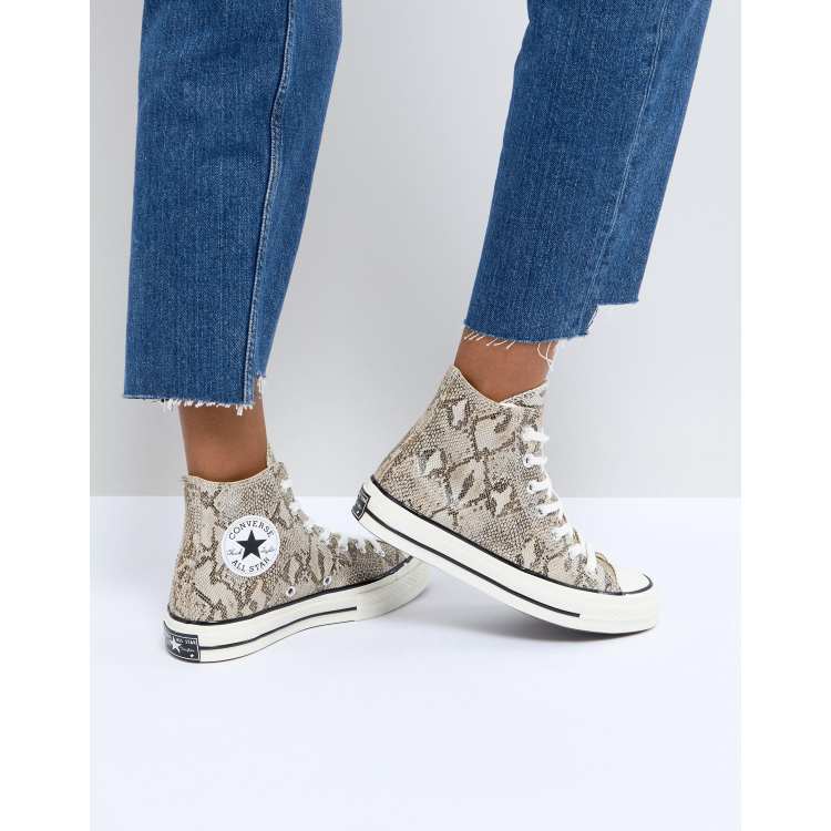 Converse peau best sale de serpent