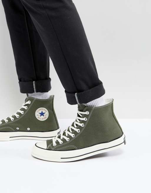 Converse donkergroen best sale