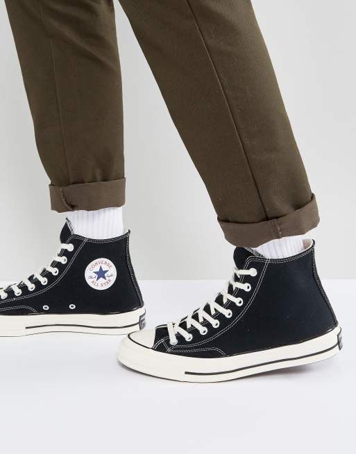 Bemærkelsesværdig skyld Leia Converse Chuck Taylor All Star '70 Hi plimsolls in black 142334c | ASOS