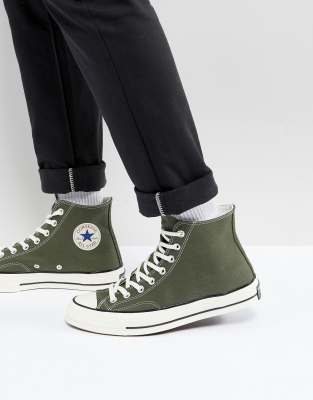 converse 70s high green