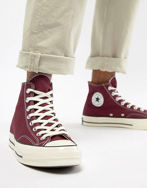 Converse Chuck Taylor All Star '70 Hi Trainers In Burgundy 162051C | ASOS