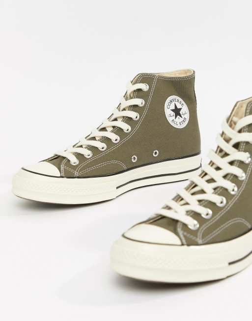 Khaki deals converse shoes