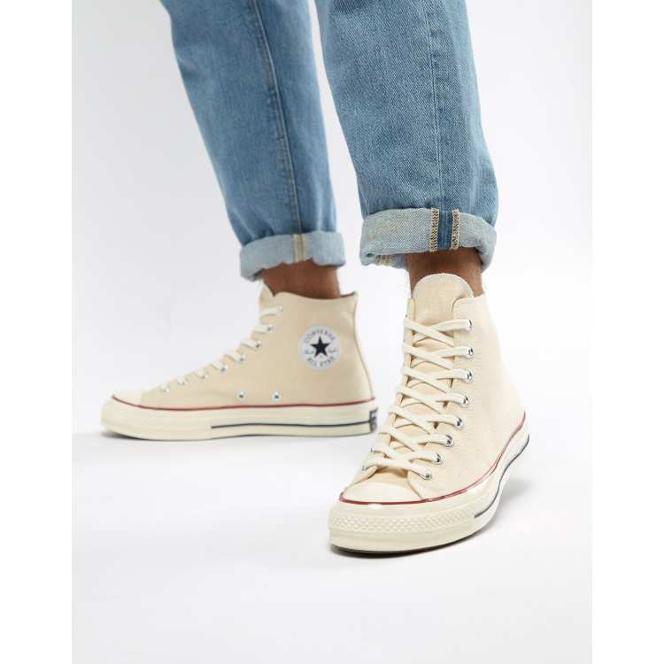 Parchment Converse High Top Triple White Converse Chuck Taylor All