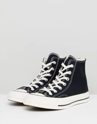 asos black high top converse