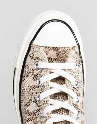 converse snake print high top sneaker