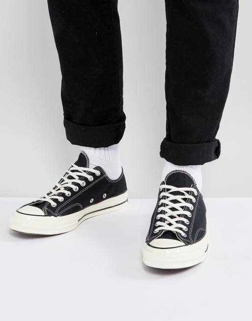 converse chuck taylor all star ox black leather