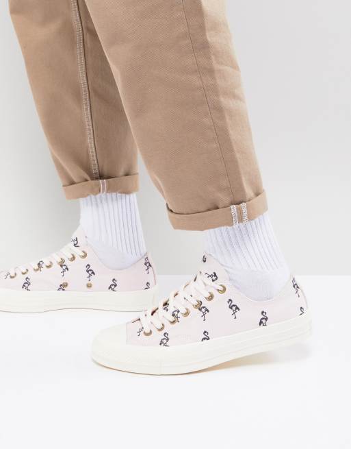 Converse flamingo slip on hotsell