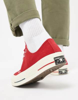 Converse - Chuck Taylor All Star '70 Ox - Scarpe di tela rosse 160493C |  ASOS