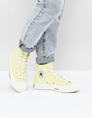 converse all star gialle alte