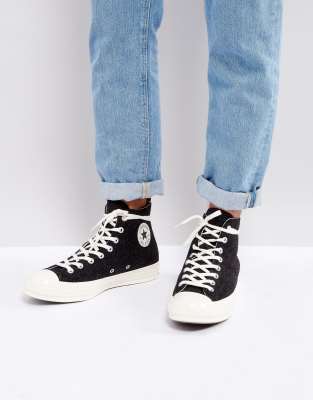 converse montant homme noir