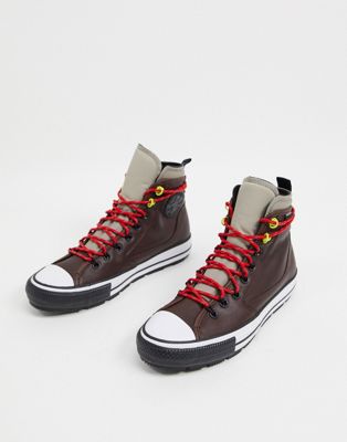 converse leather boots