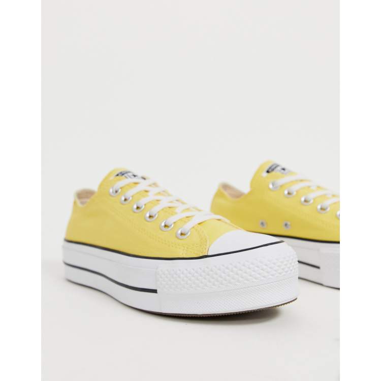 Converse jaune citron clearance basse