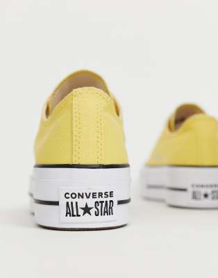 Converse moutarde outlet basse