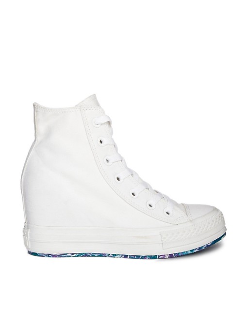converse femme blanche compensee