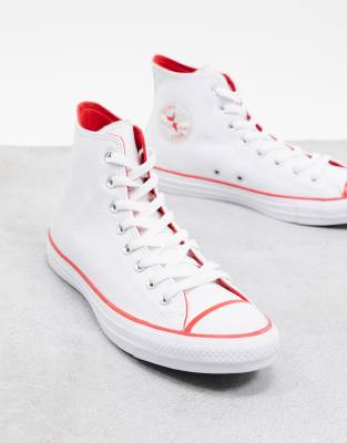 converse femme cuir blanc