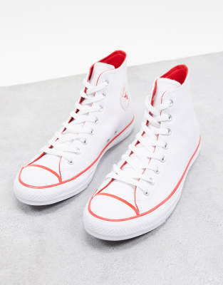converse all star cuir blanc