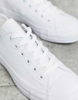 converse all star monochrome cuir ox