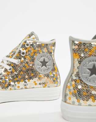 converse haute a sequins