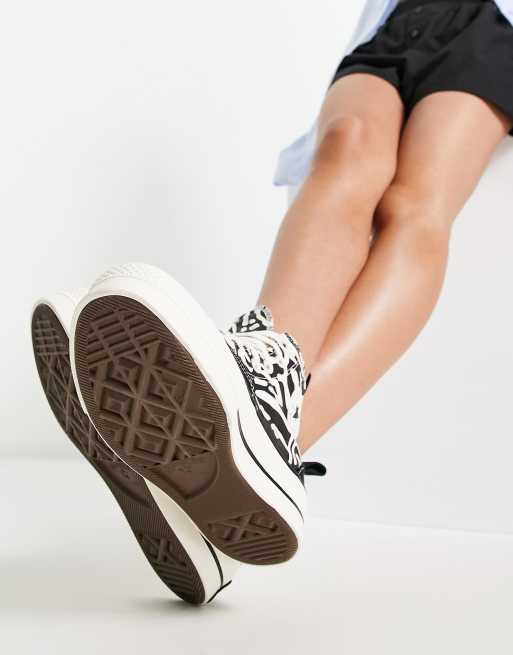 Converse 2025 plateforme zebre