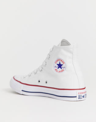 converse montantes blanches