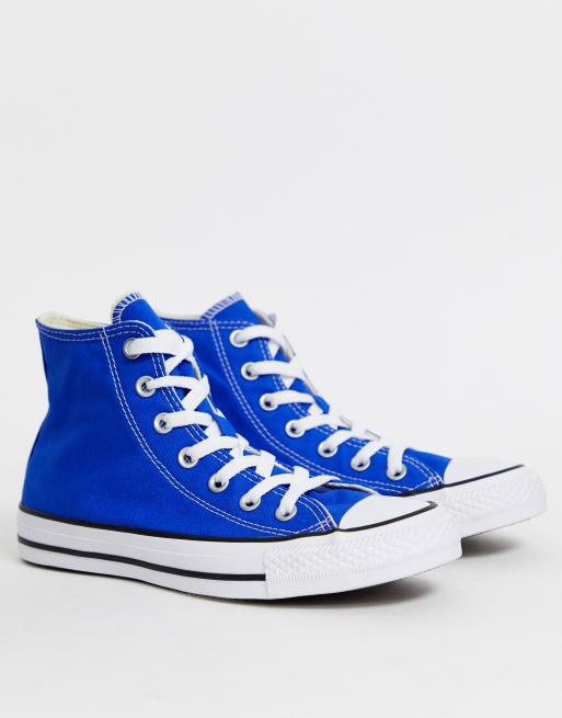 Converse montante bleu online ciel