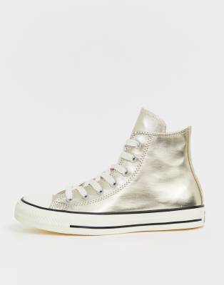 converse femme dorée