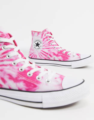 basket converse rose