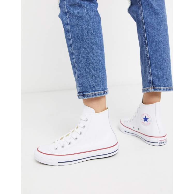 Converse all clearance star blanche solde