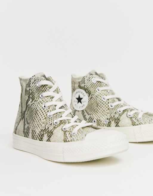 Converse peau store de serpent