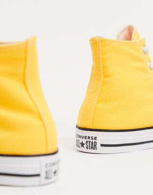 converse jaune montante