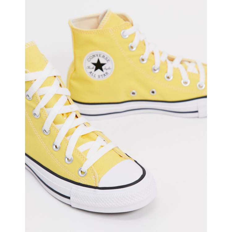 Converse femme shop jaune