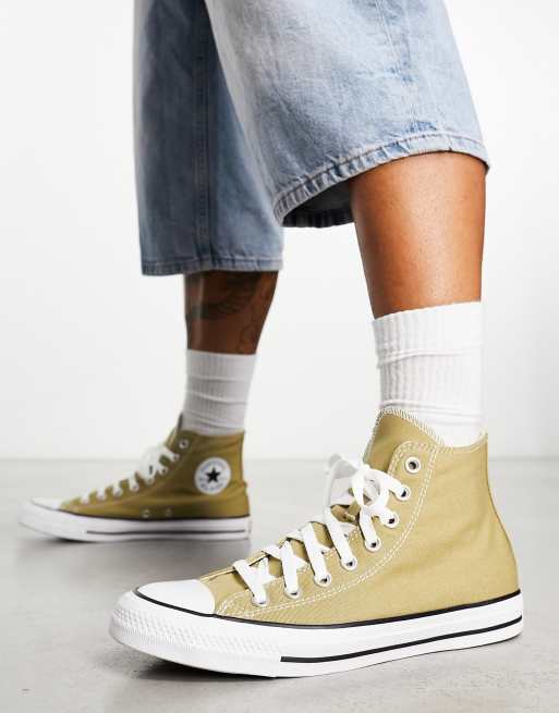 Converse best sale montante kaki