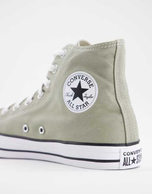 Converse Chuck Taylor All Star Baskets montantes Kaki delave