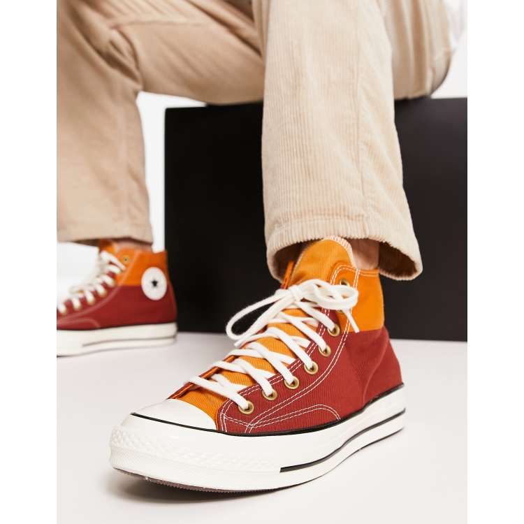 Converses cheap hautes oranges