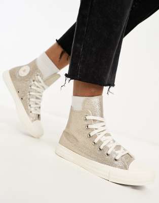 Converse store beige doré