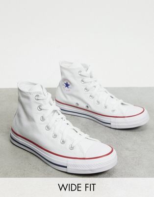 Chaussures Converse - Chuck Taylor All Star - Baskets montantes pointure large - Blanc