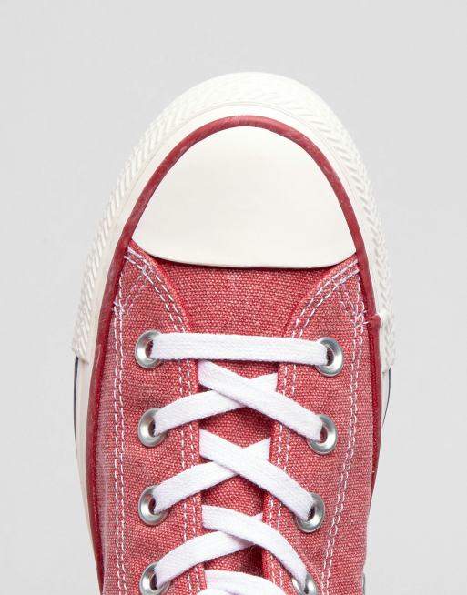 All star montante on sale rouge