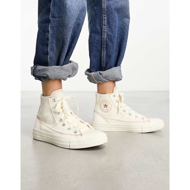 Converse cheap blanc cassé