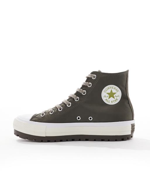 Converse Chuck Taylor All Star City Trek Baskets montantes Kaki ASOS