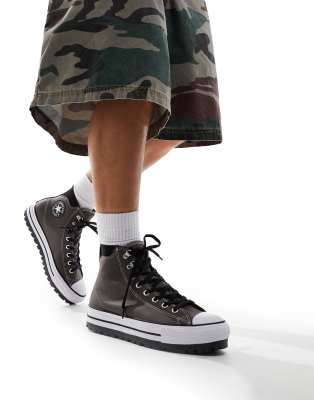 Converse Chuck Taylor All Star City Trek WP Hi sneakers in dark grey Chanclas casual Converse ClassicfuncenterShops