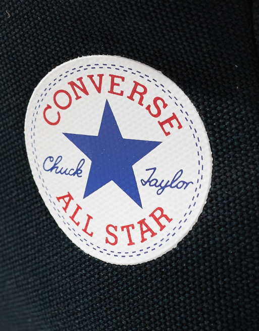 Converse Chuck Taylor All Star Classic Wedge Platform sneaker in black