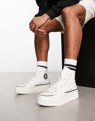 Converse - Chuck Taylor All Star Construct Hi - Hohe Sneaker in Weiß