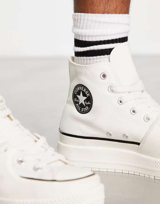 Converse all star bianche alte miglior prezzo best sale