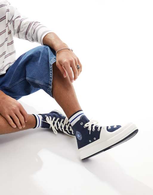 Converse navy deals 5